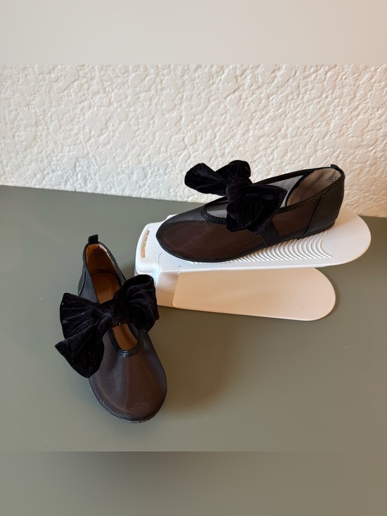 H&M Other - H&M girls velvety bow  ballet mesh flat size 12.5